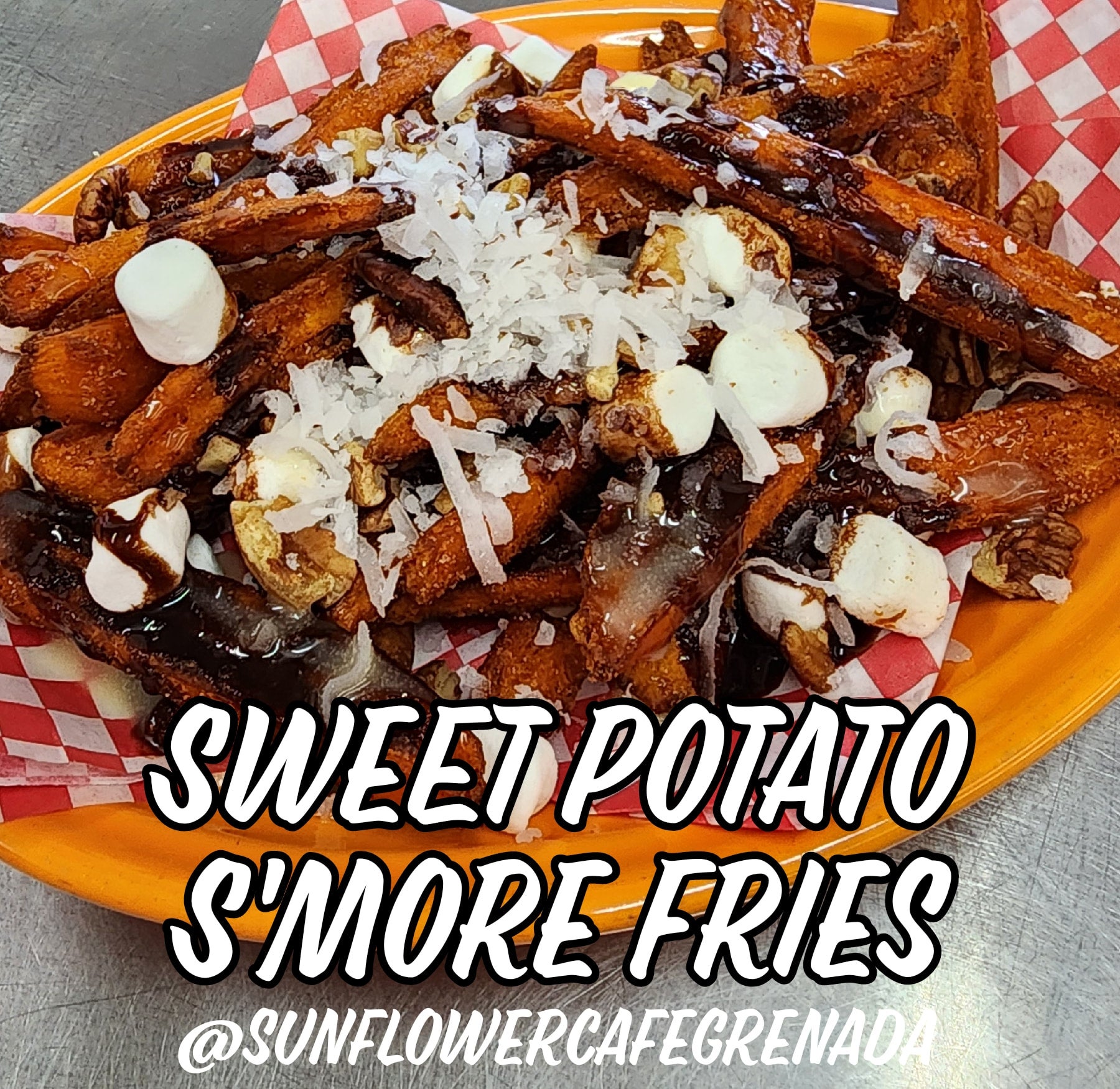 Loaded Sweet Potato S'More Fries Sunflower Cafe & Grill Grenada, MS